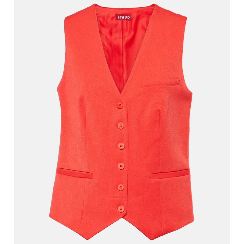 Staud Brett single-breasted vest