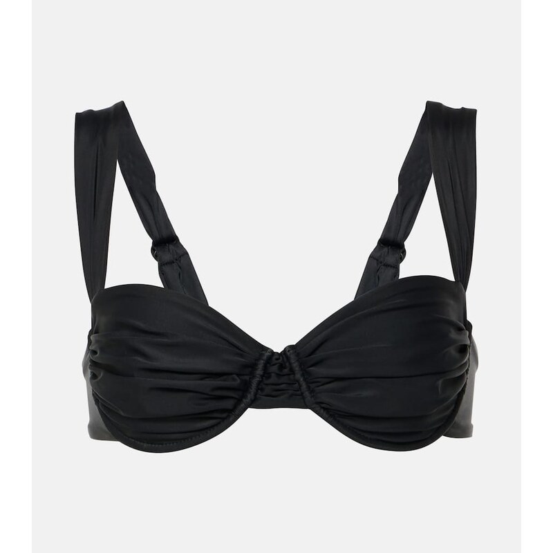 Faithfull Sol ruched bikini top