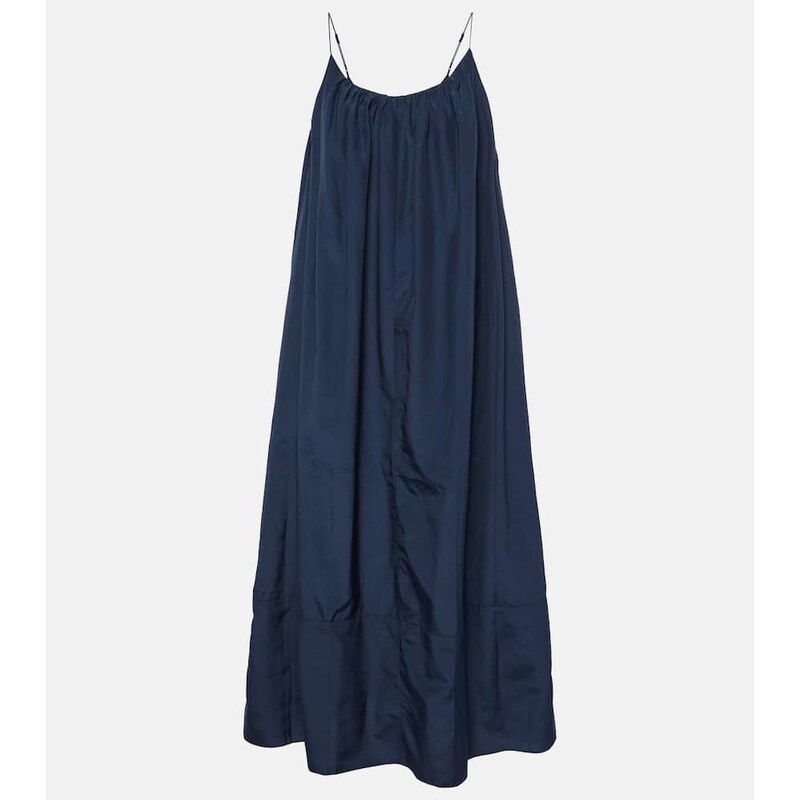 Faithfull Seine silk and cotton maxi dress