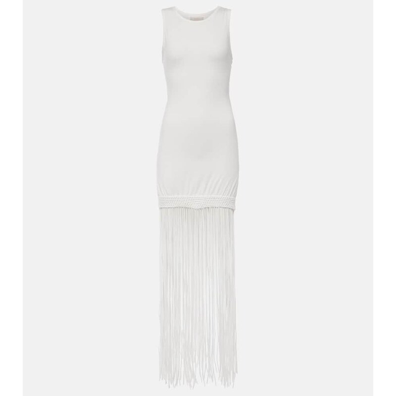 Faithfull Maceio fringed cotton minidress