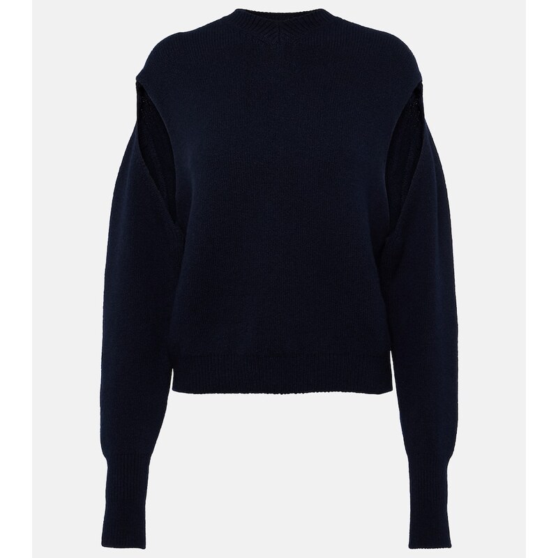 Ferragamo Cutout cashmere-blend sweater
