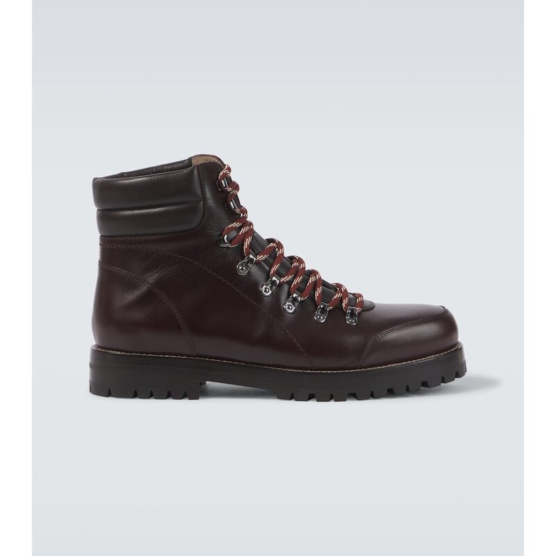 Manolo Blahnik Janka leather lace-up boots
