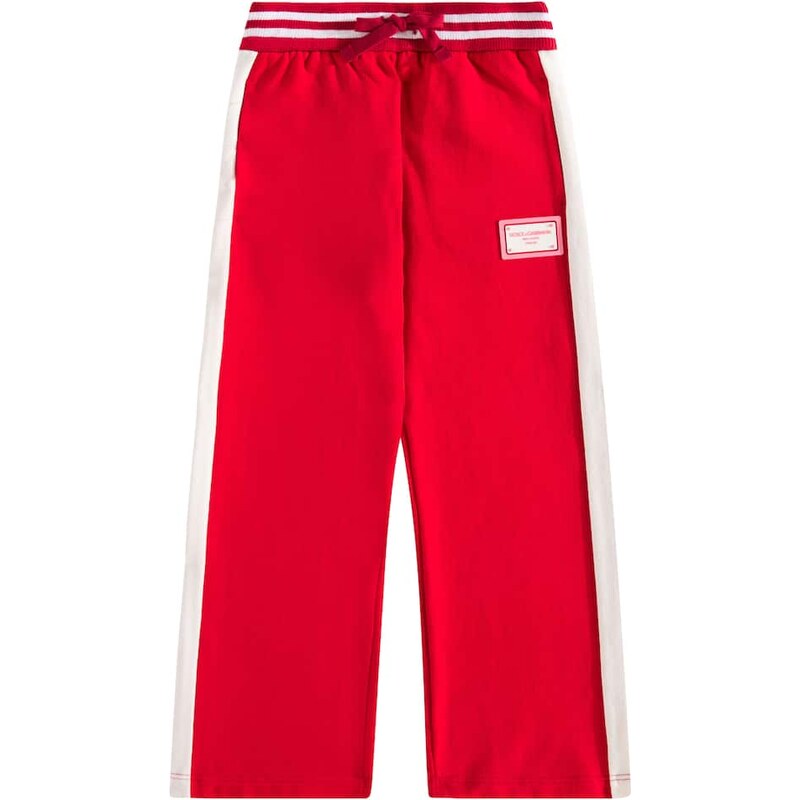 Dolce&Gabbana Kids Cotton jersey sweatpants