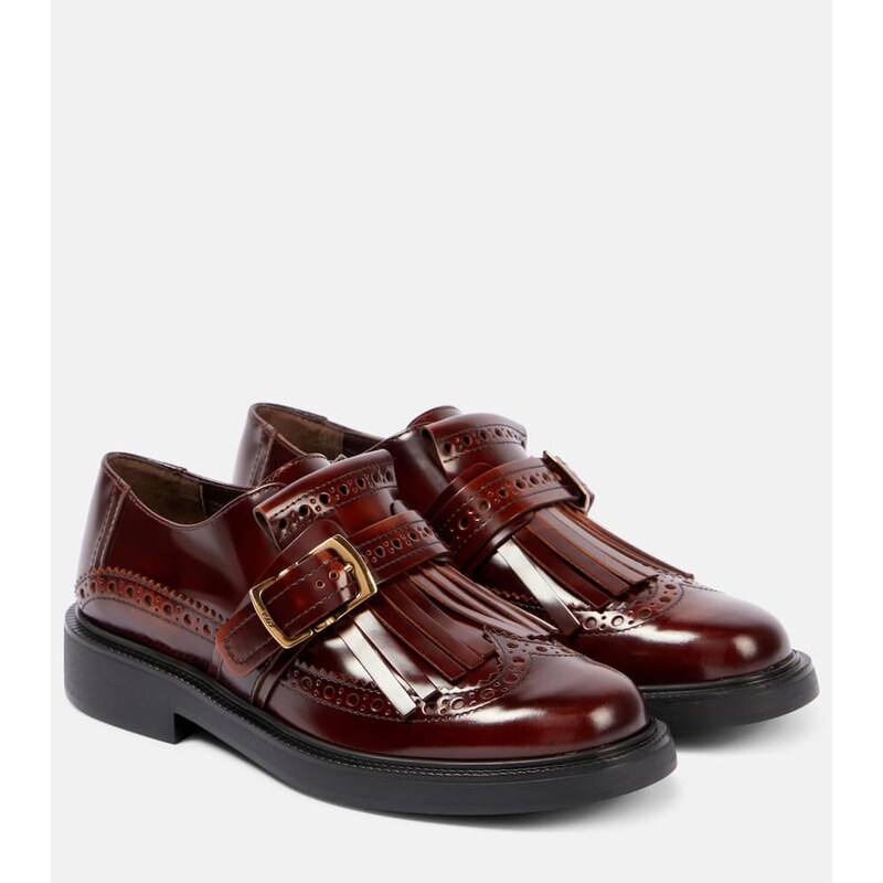Tods Leather monk strap shoes