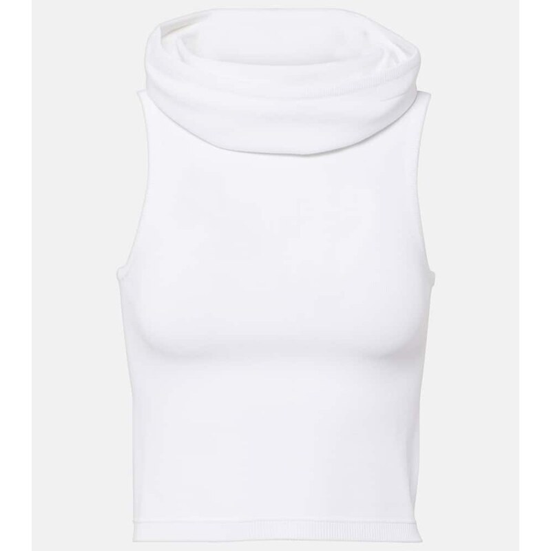 Alaïa Hooded crop top