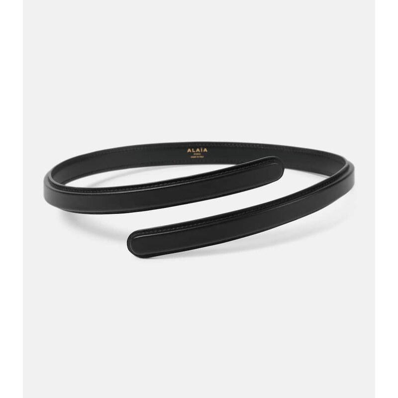 Alaïa Flex Thin Twist leather belt