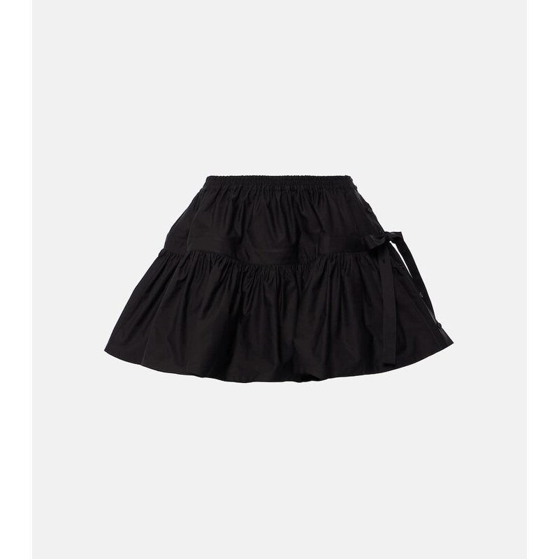 Alaia AlaÃ¯a Deesser bow-detail miniskirt