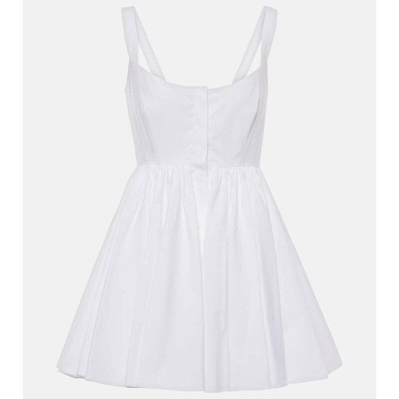Alaia AlaÃ¯a Cotton poplin skater dress