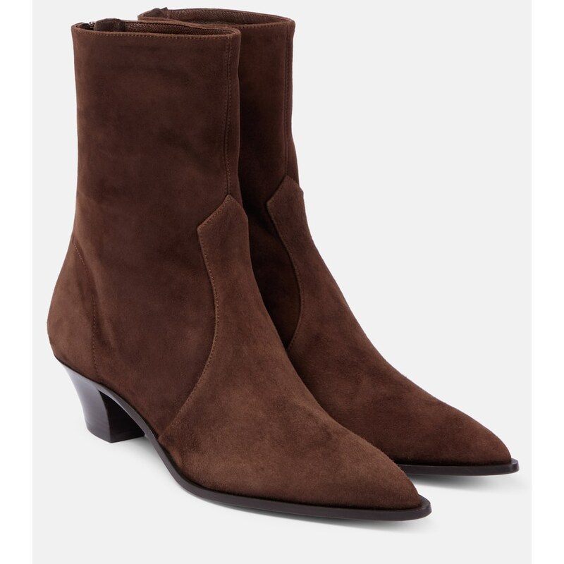 Aquazzura Brunswick suede ankle boots
