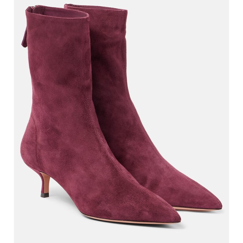 Aquazzura Montmartre suede ankle boots