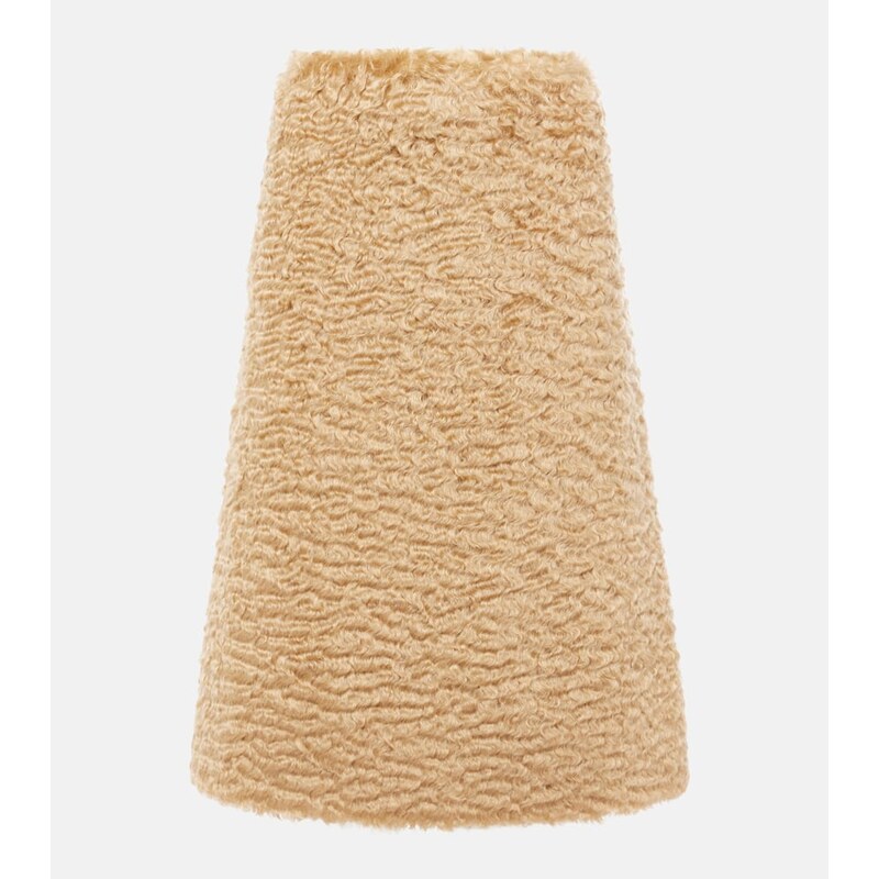Jil Sander Mohair and cotton skirt