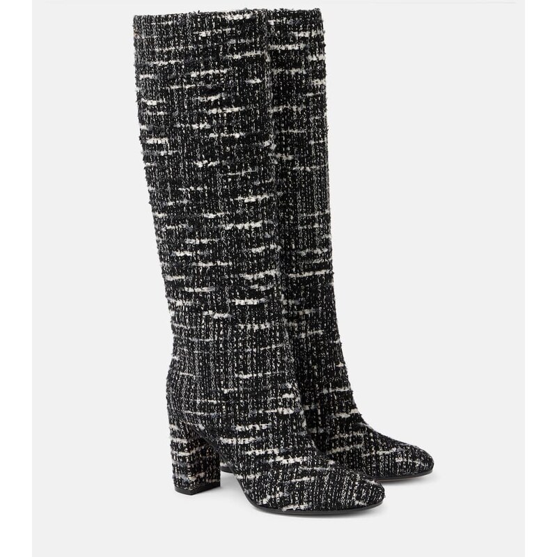 Gianvito Rossi BouclÃ knee-high boots