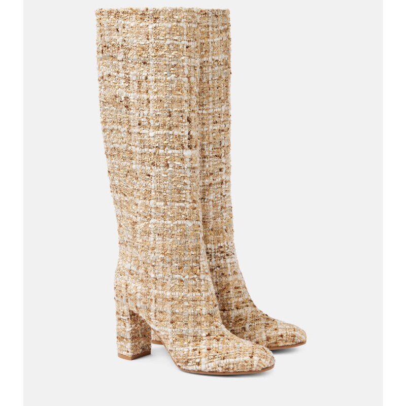 Gianvito Rossi BouclÃ knee-high boots