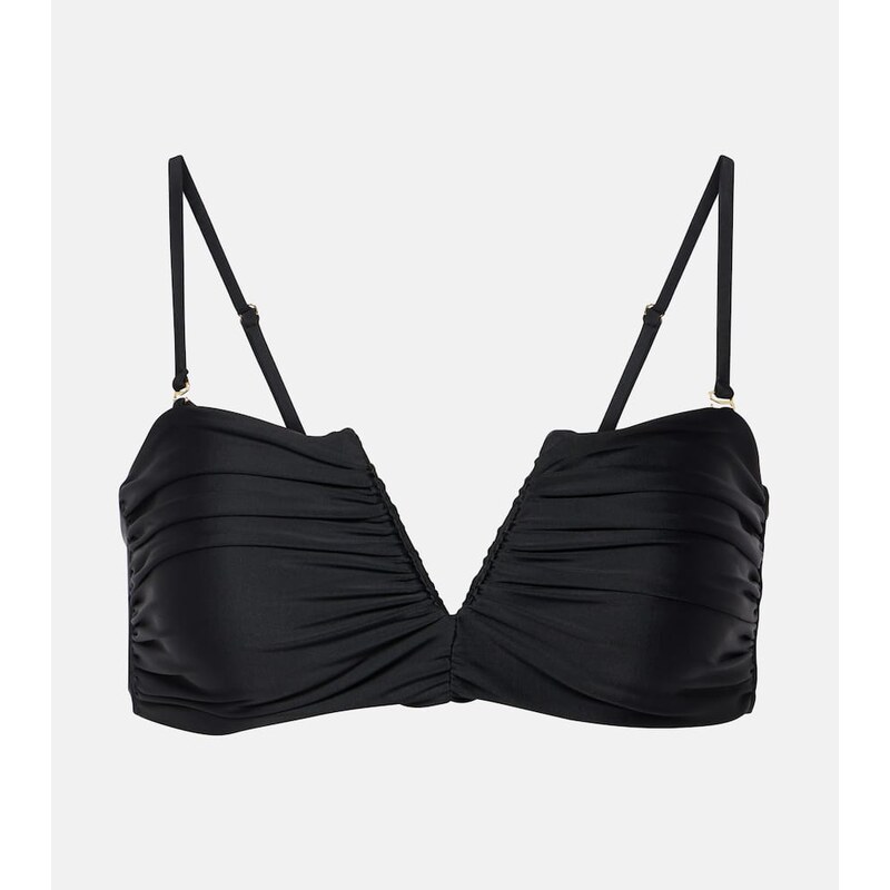 Jade Swim Calla ruched bikini top