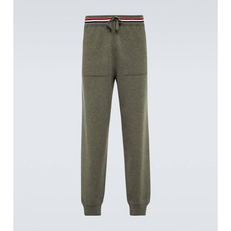 Thom Browne RWB Stripe cashmere sweatpants