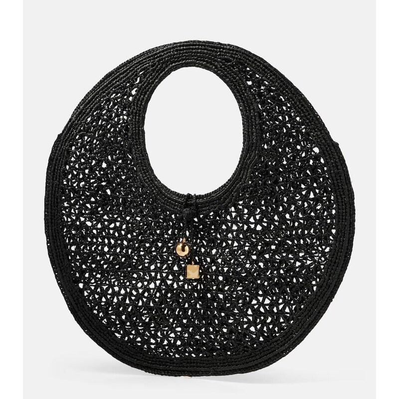 Jacquemus Spiaggia raffia shoulder bag
