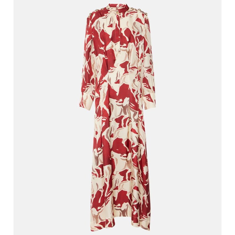 Altuzarra Felicia printed silk maxi dress