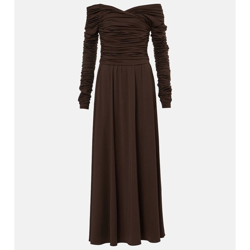 Altuzarra Charlotte off-shoulder jersey maxi dress