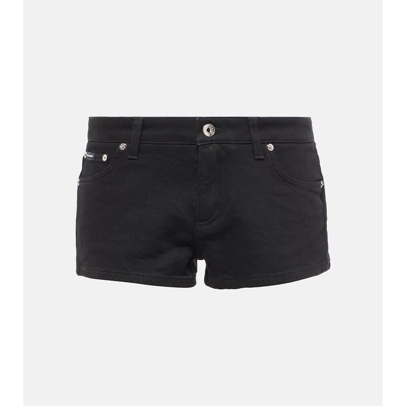 Dolce&Gabbana Low-rise denim shorts