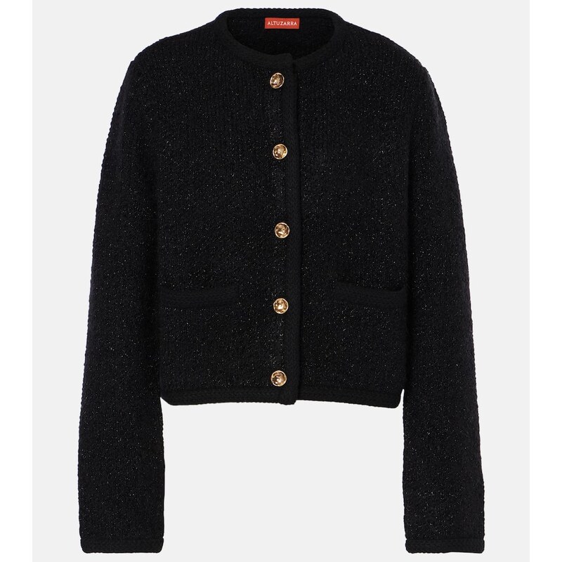Altuzarra Napoline knitted cropped jacket