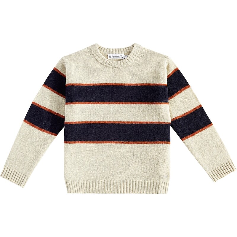 Bonpoint Branco striped wool sweater