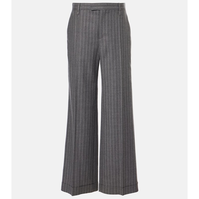 Brunello Cucinelli Wide-leg virgin wool pants