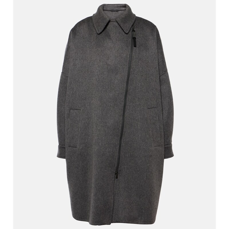 Brunello Cucinelli Oversized cashmere car coat