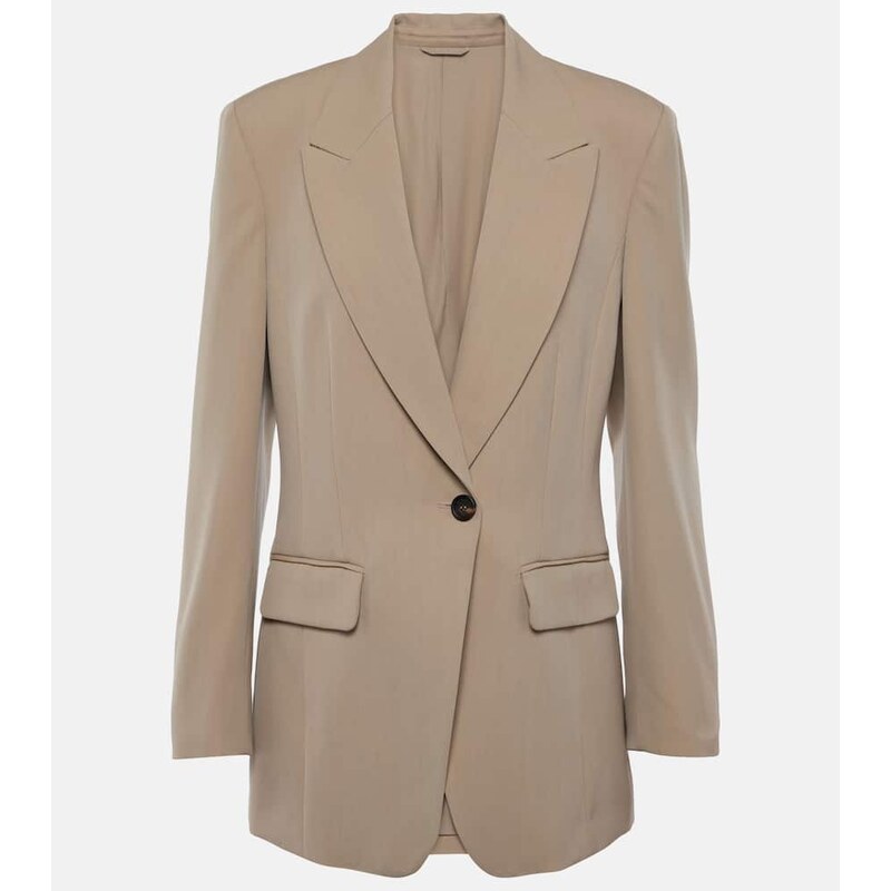 Brunello Cucinelli Wool-blend blazer