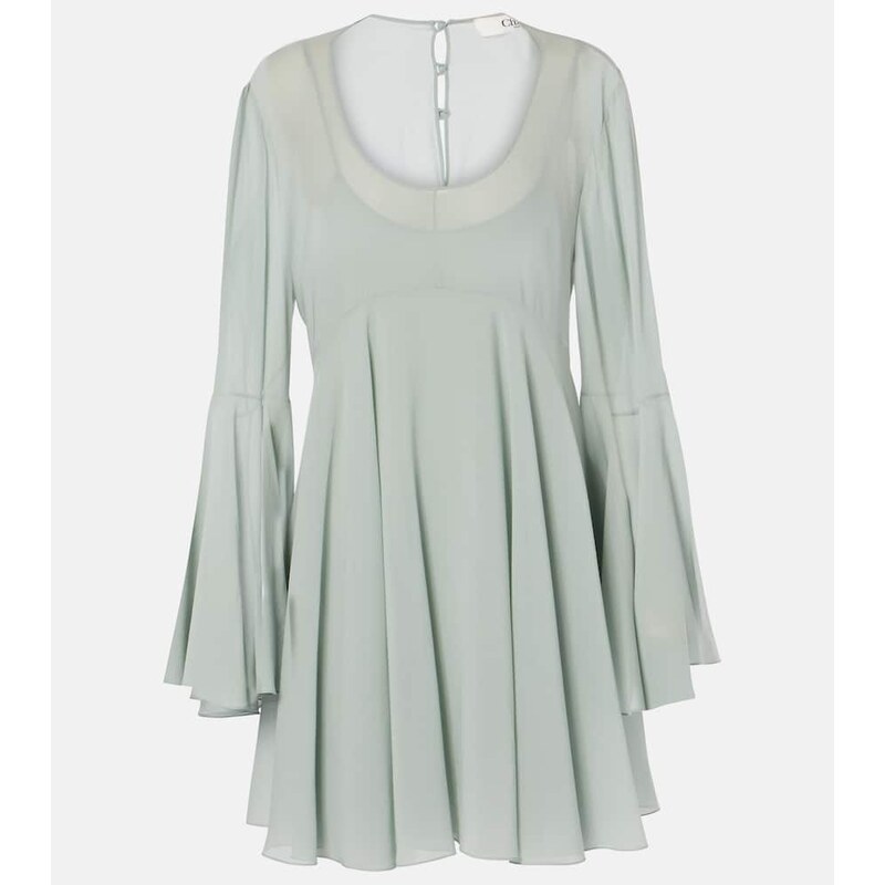 Chloé Silk chiffon minidress