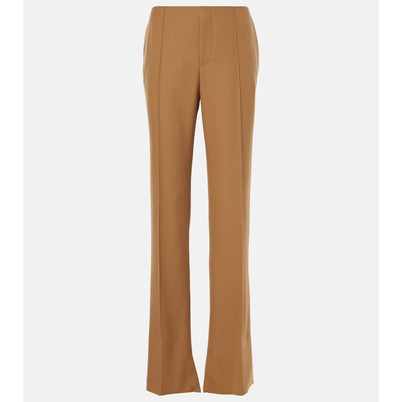 Dámské elegantní kalhoty Chloé v barvě Cocunt Brown