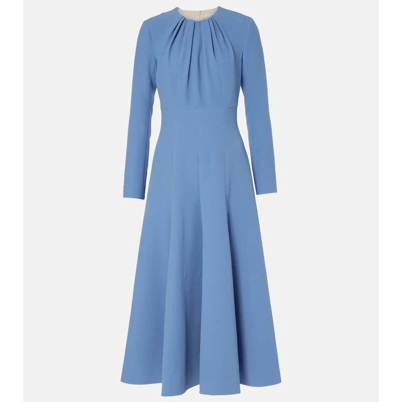Emilia Wickstead Belgium pleated midi dress