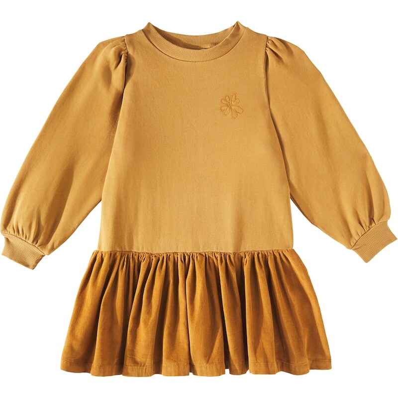 Molo Cinna puff-sleeve cotton-blend dress