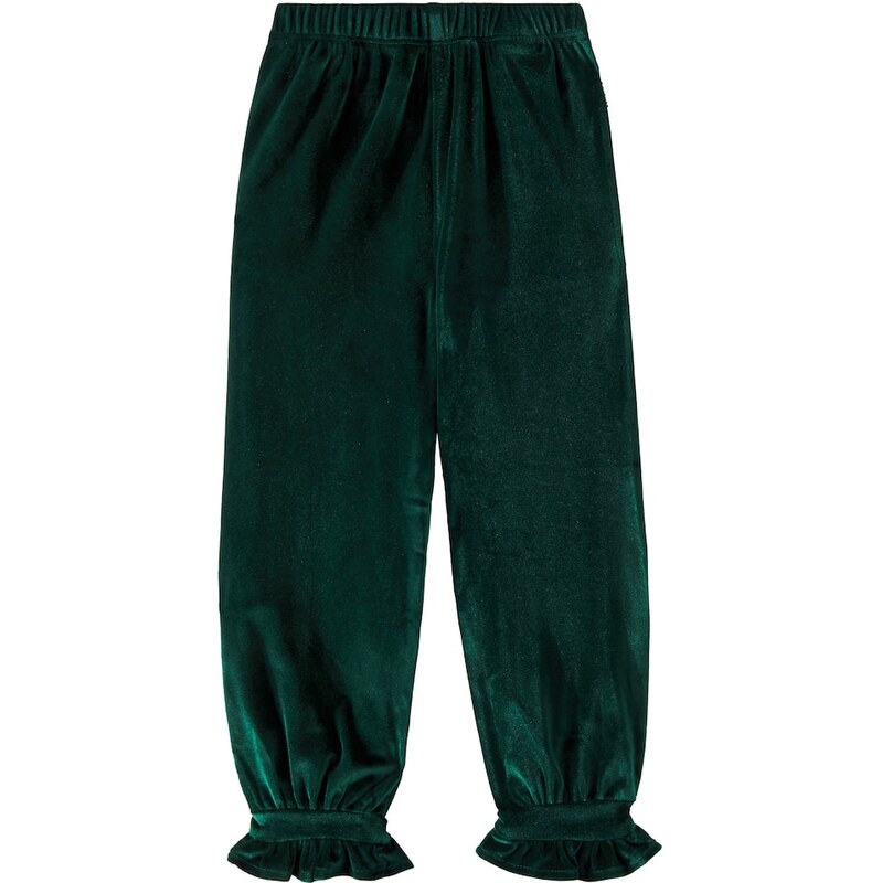Molo Agnete ruffled velvet pants