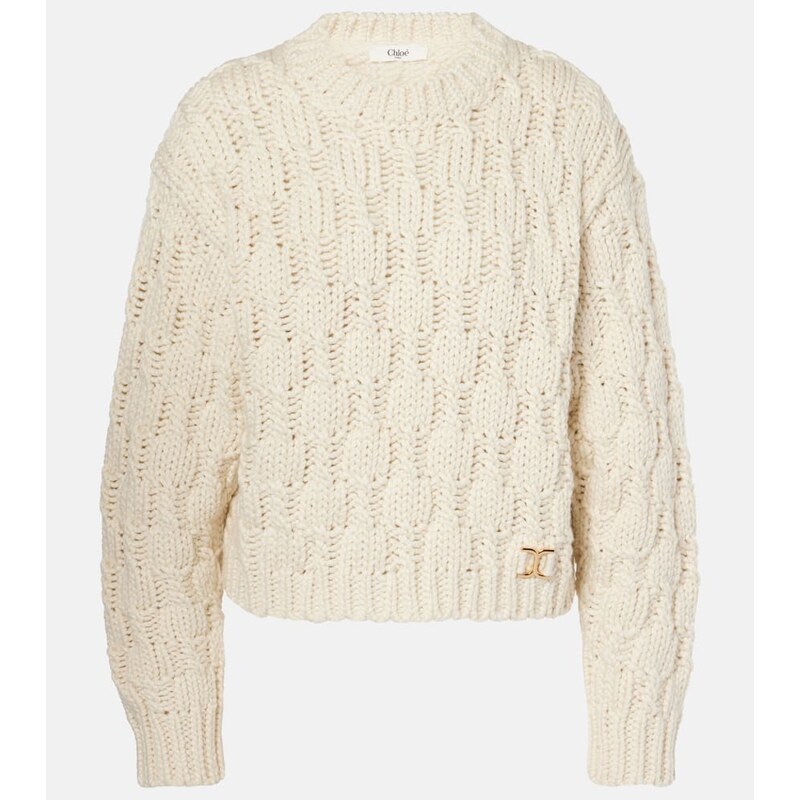 Chloé Wool, silk, and cashmere sweater