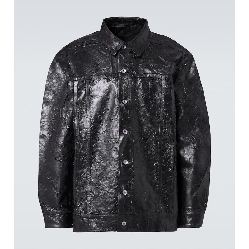 Rick Owens Coated denim jacket