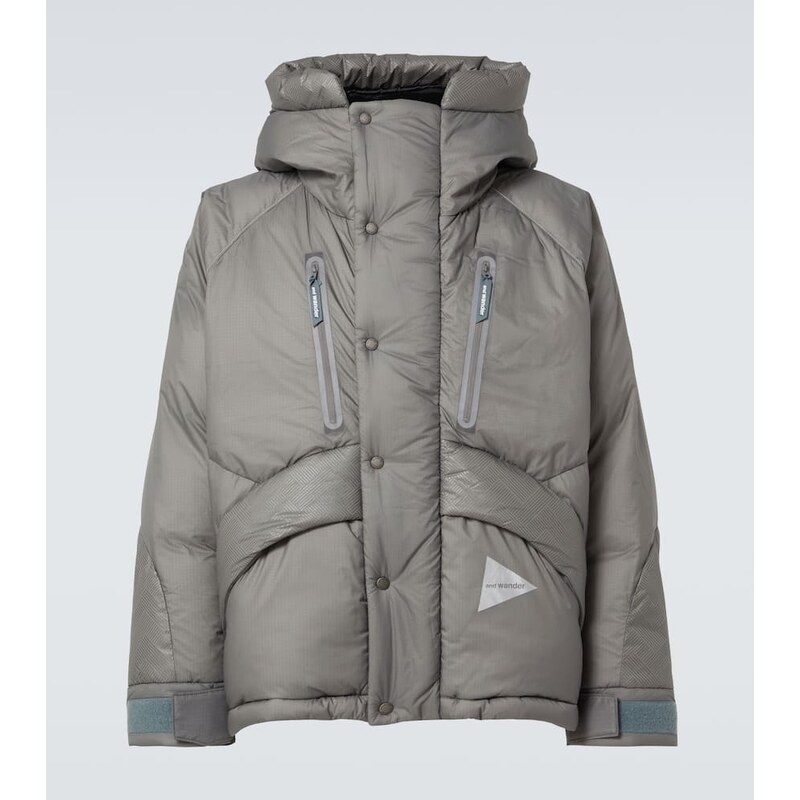 And Wander Logo puffer jacket