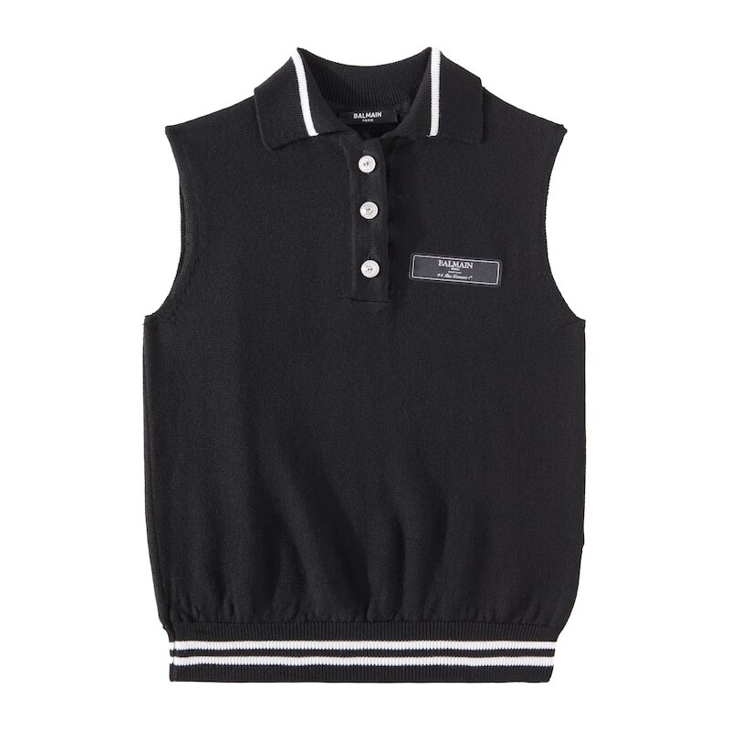 Balmain Kids Wool vest