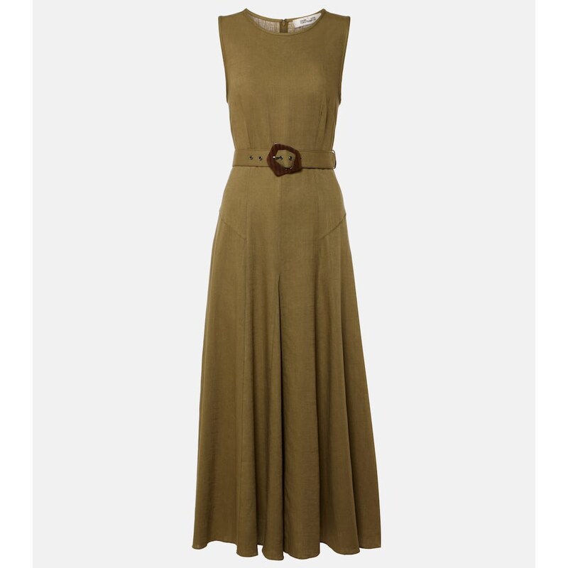 Diane von Furstenberg Elliot belted maxi dress
