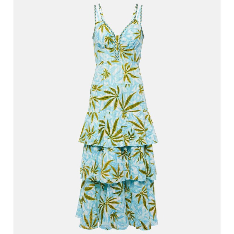 Diane von Furstenberg Cate printed cotton maxi dress