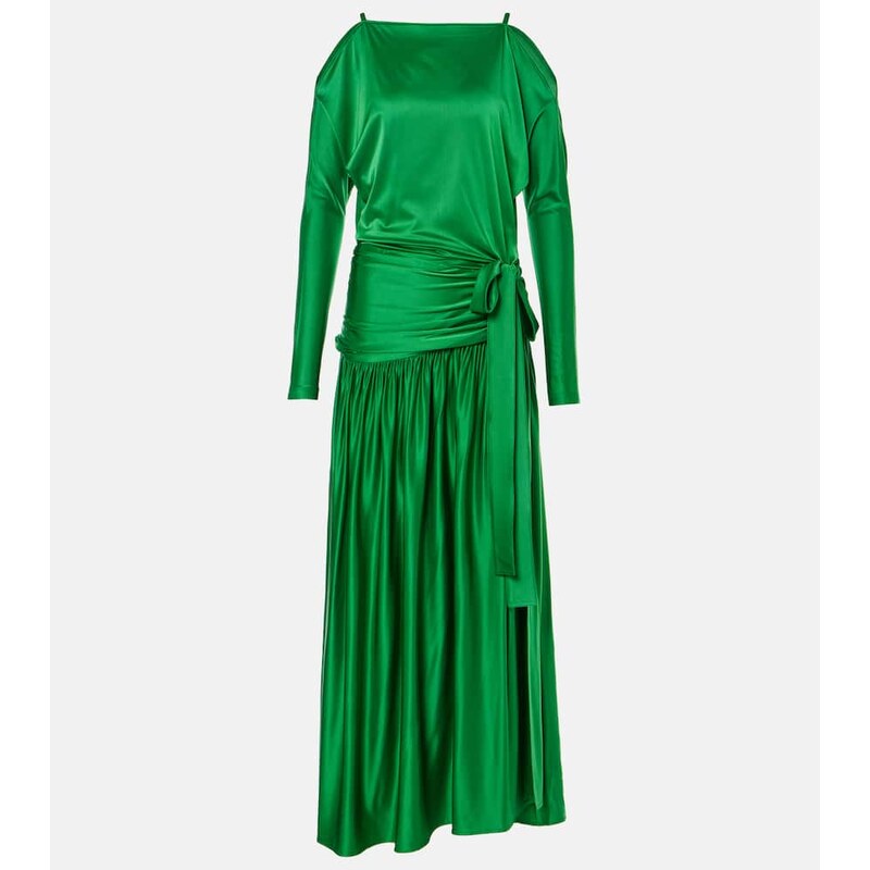 Rabanne Gathered satin gown