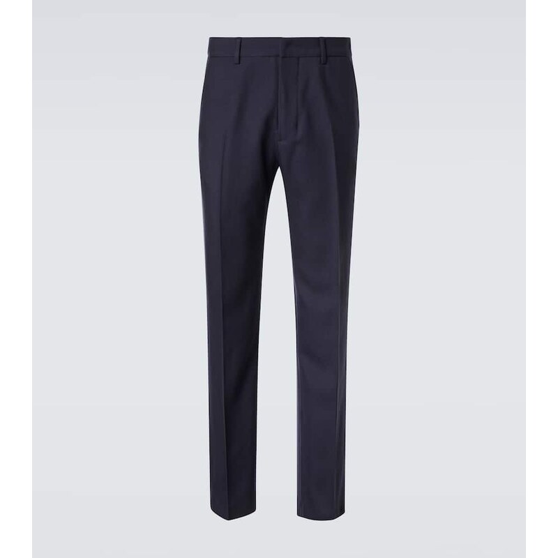 Ami Paris Pleated virgin wool pants