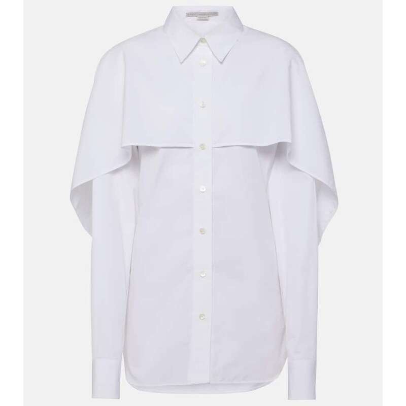 Stella McCartney Caped cotton blouse