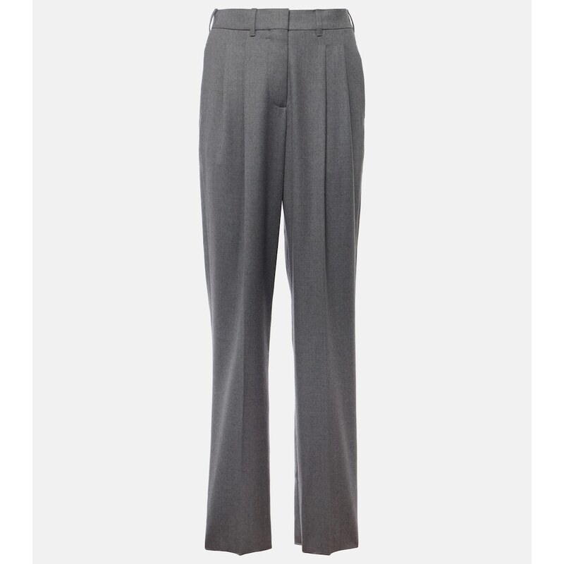 Stella McCartney Wool flannel straight pants