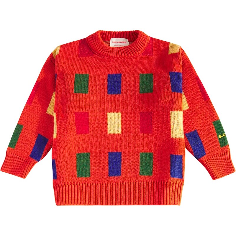 Bobo Choses Color Game jacquard sweater