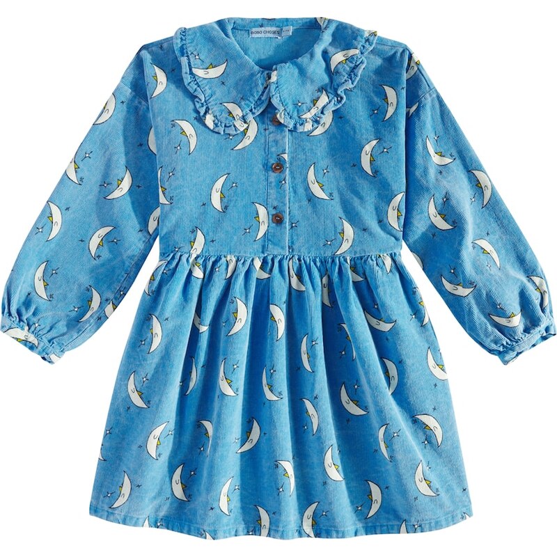 Bobo Choses Beneath The Moon printed cotton dress