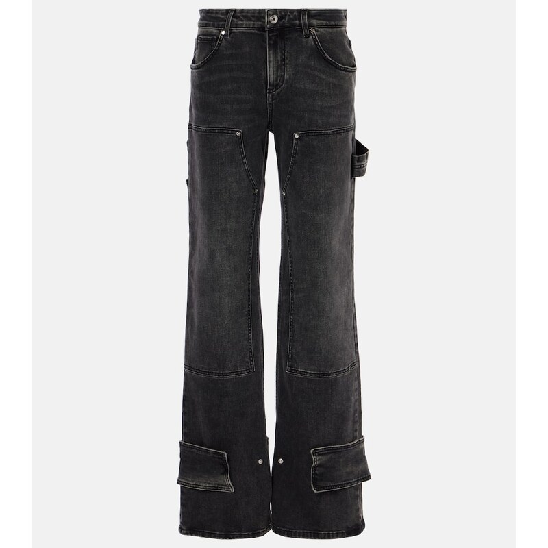 Blumarine Low-rise straight jeans