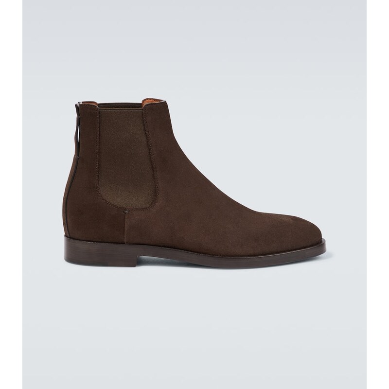 Zegna Suede Chelsea boots