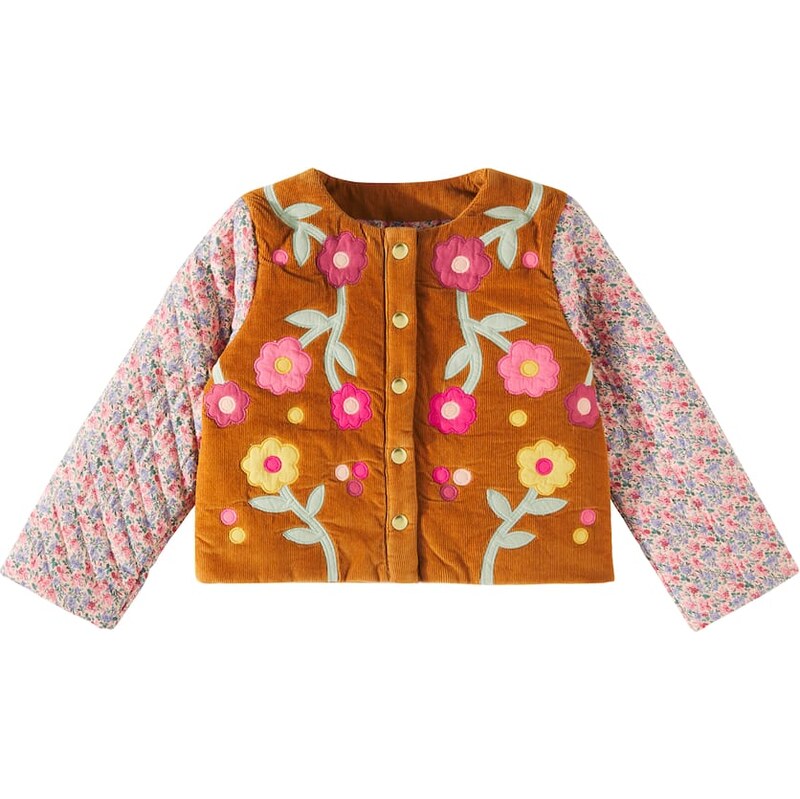 Louise Misha Floral cotton corduroy jacket