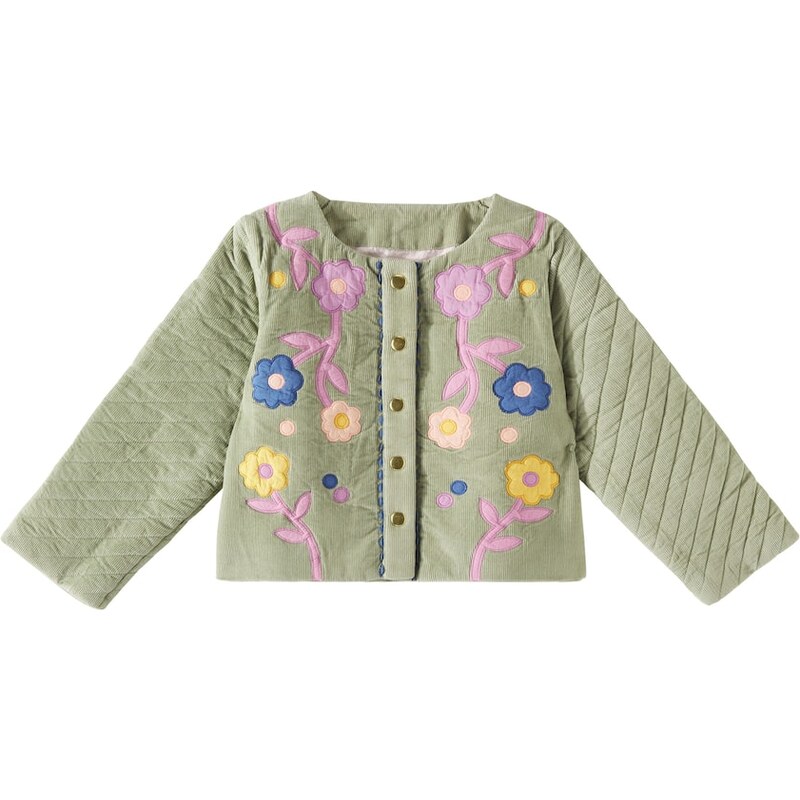 Louise Misha Amalina embroidered cotton jacket