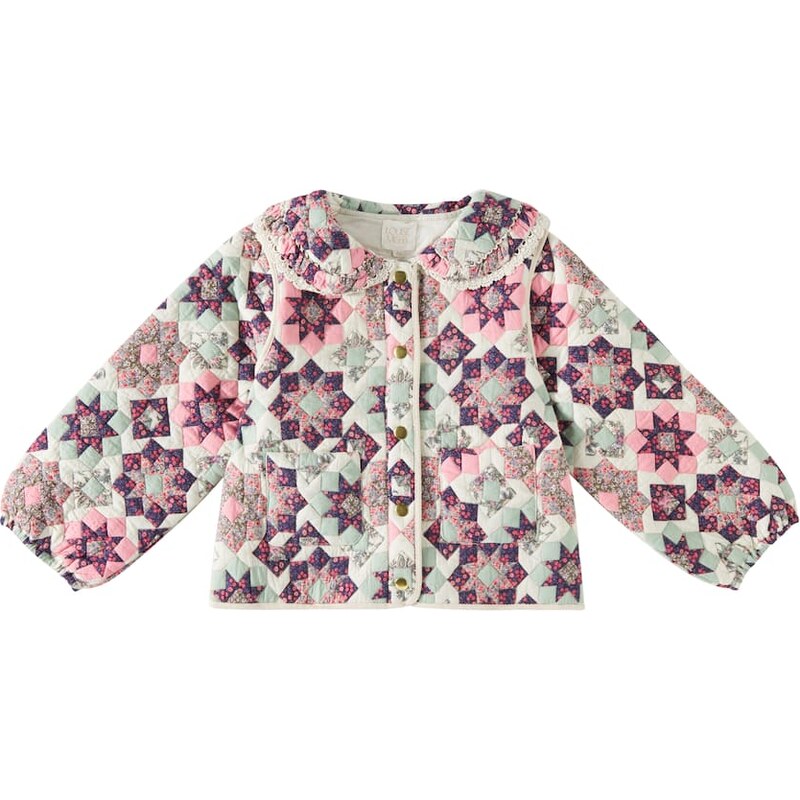 Louise Misha Joulia patchwork cotton jacket